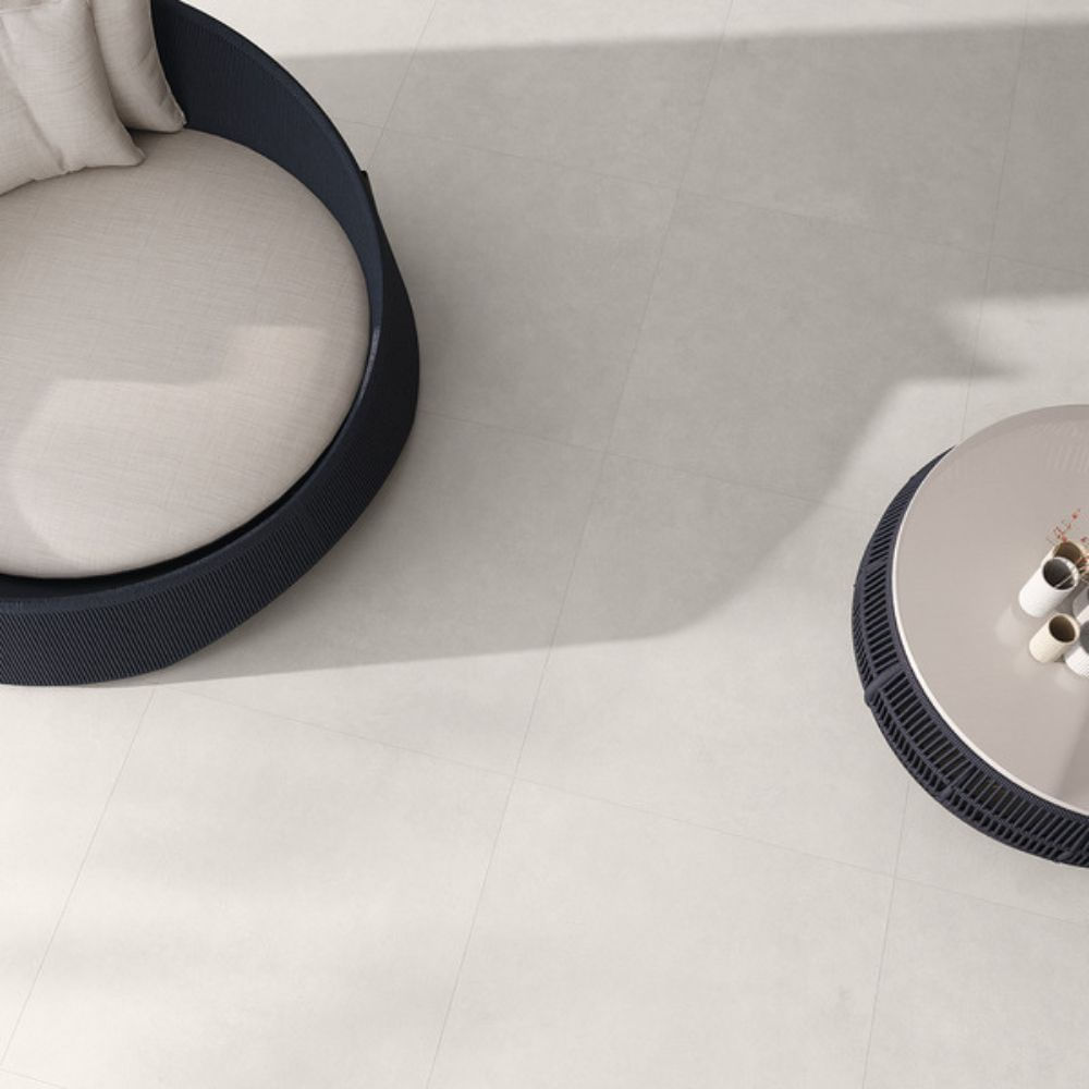 Porcelanato Hit Off White 89,85x89,85 Natural Retificado 2,42m² Portobello